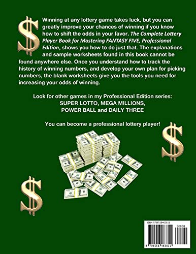 The Complete Lottery Player Book for Mastering FANTASY FIVE: Professional Edition