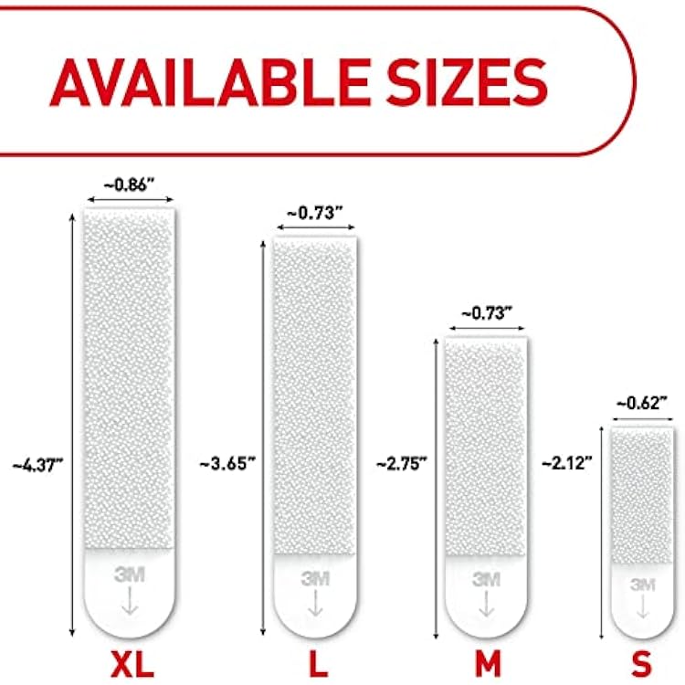 Command Picture Hanging Strips, 1 x 2, White, Pack of 2412