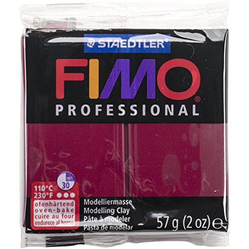 STAEDTLER Fimo Professional Soft Polymer Clay, 2 oz, Bordeaux