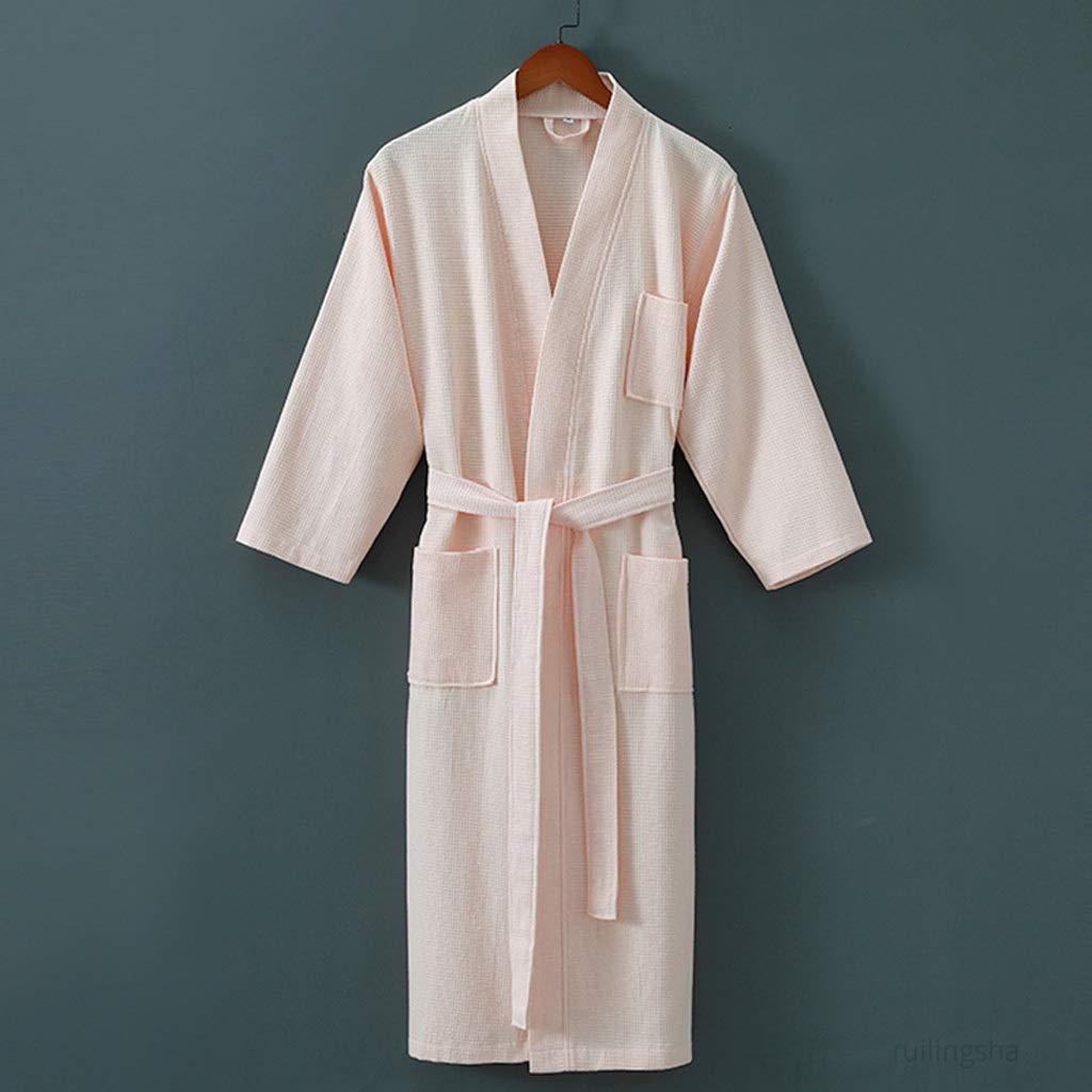Cotton Bathrobe Long Dressing Gown Kimono Men Bath Robe Size Women Night Dress Bridesmaid Sleepwear