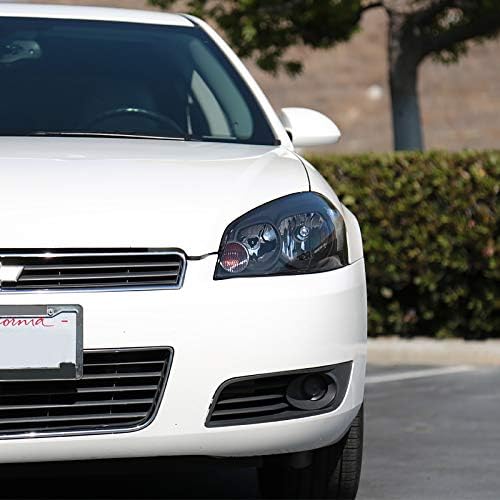 Spec-D Tuning LH-IPA06JM-RS Headlights- Black Also Fit 06-07 Monte Carlo CHEVROLET IMPALA 06-13