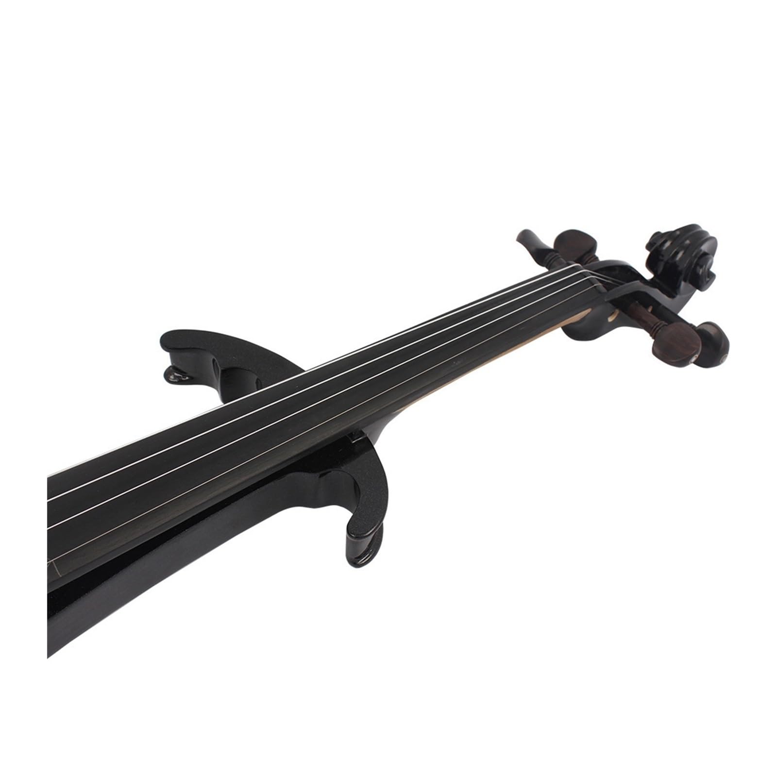 BABYCE Adulti Violino Violino Elettrico Professionale 4/4 Violino Strumento A Corde Violino Nero con Custodia per Accessori Cavo per Cuffie
