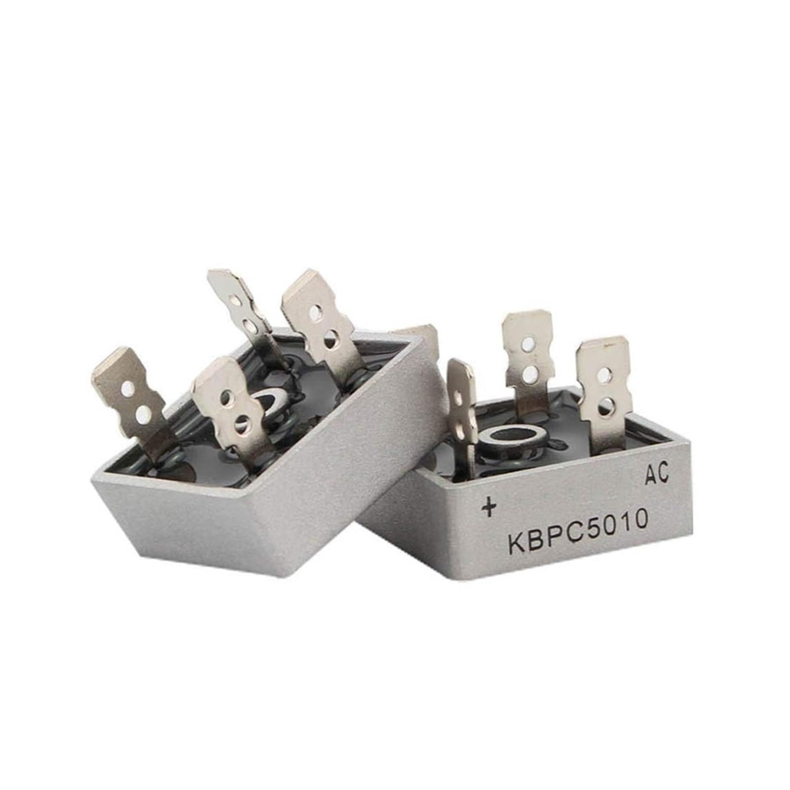 10 pz KBPC5010 Ponte diodi KBPC 5010 50A 1000V Ponti diodi Raddrizzatore 5010 Raddrizzatore di Potenza Componenti elettronici Kit diodi
