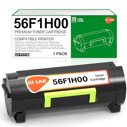 56F1H00 Toner Cartridge Replacement for Lexmark MS321dn Toner Cartridge for Lexmark MS421dn MS321dn MS421dw MS521dn MS621dn MS622de MX321 MX421 MX521 MX522 MX622 Printer,15K Pages 56F1H00 Toner Cartridge Replacement for Lexmark MS321dn Toner Cartridge for Lexmark MS421dn MS321dn MS421dw MS521dn MS621dn MS622de MX321 MX421 MX521 MX522 MX622 Printer,15K Pages