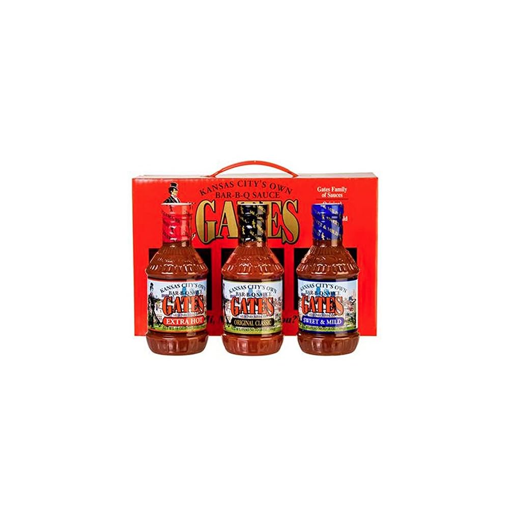 Buy Gates BarBQ Sauce 3Bottle Set Gift Pack Gates Barbecue