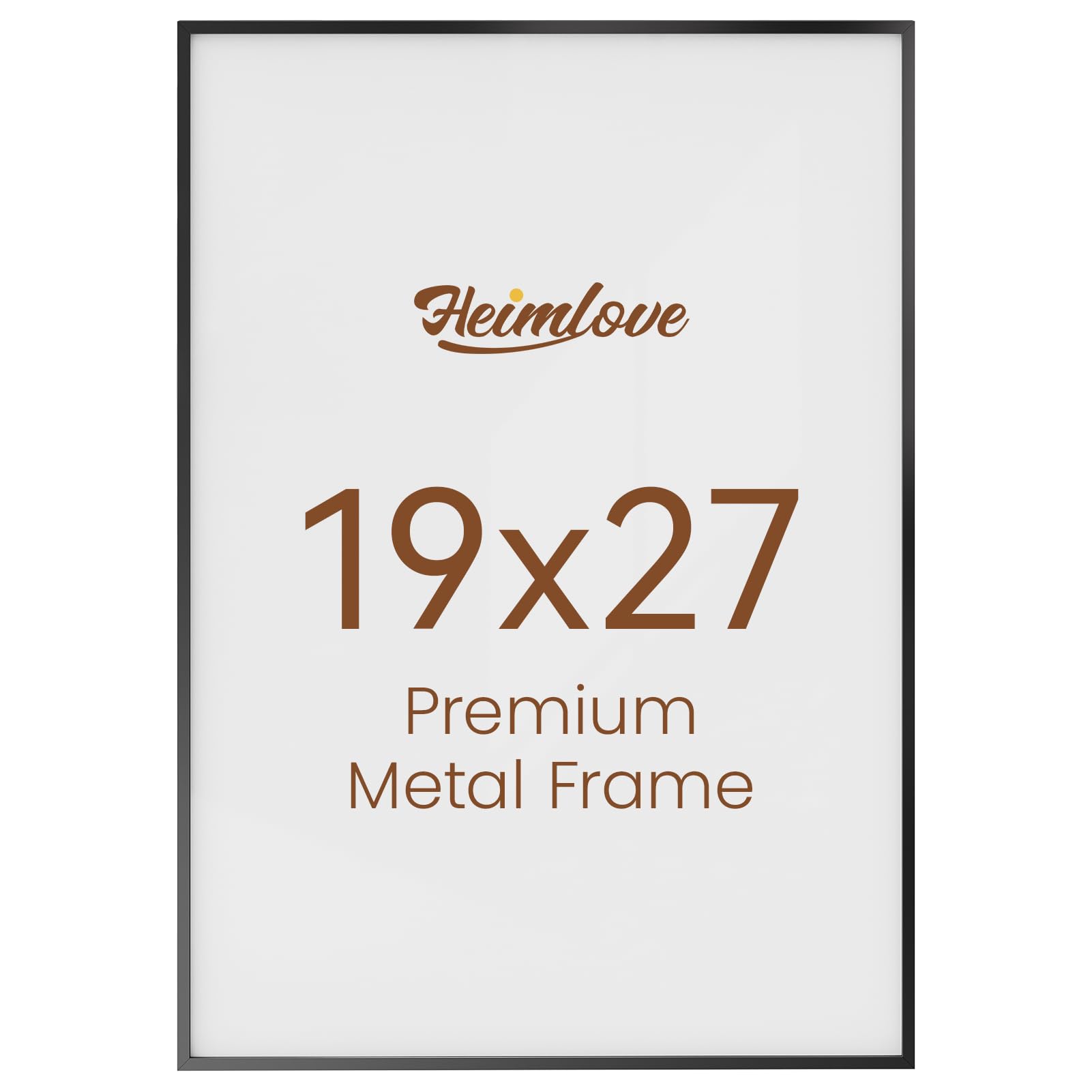 Heimlove 19x27 Black Aluminum Frame