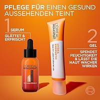 L'Oréal Men Expert Healthy Look, erfrischendes Gesichtsgel für Männer, für einen gesunden und wachen Teint, leichte Bräune & 24h Feuchtigkeit, Herren Gesichtsgel mit Vitamin C, Hydra Energy, 40 ml – Ansicht 8
