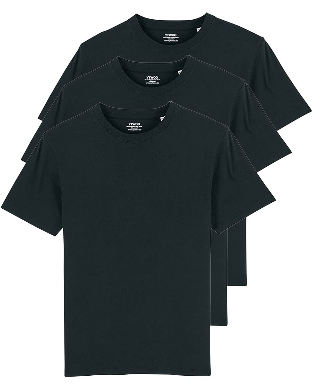 3 szt. Koszulka Męska Basic Premium Bio T-Shirt Koszulki w opakowaniu wielokrotnym, ciężki męski t-shirt z bawełny (ekologiczny) w 3 szt. Heavy Bio Shirts w zestawie 3 szt