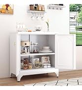 3-Tier Metal Storage Shelves with Wheels, Adjustable Feet, and White Finish