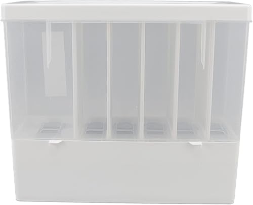 Miniatura 4 de Acouto Dispensador de cereales montado en la pared 10L Dispensador de arroz montado en la pared 6 rejillas de cereales prensado sellado sellado