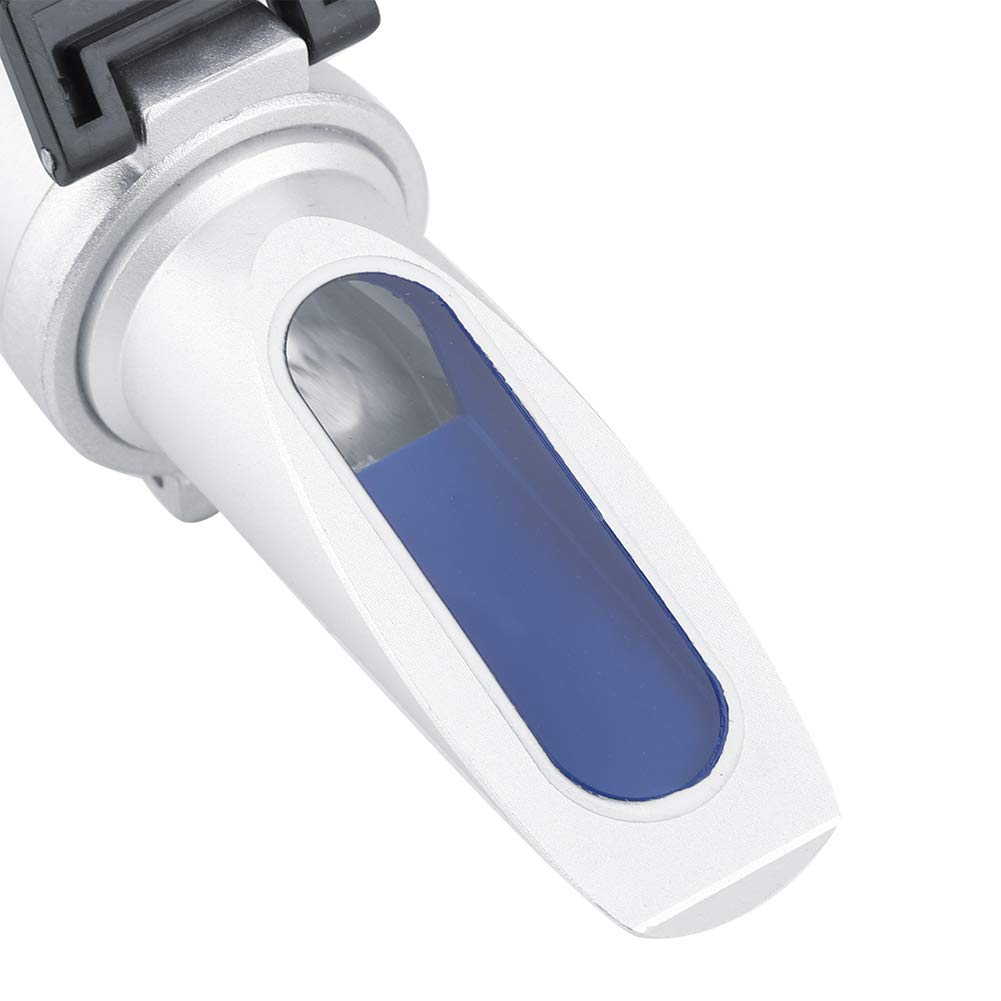 Refractómetro de Salinidad de Mano 0-100% Salinómetro, Medidor de Concentración de Sal de Mar Con Compensación Automática de Temperatura para Acuario de Agua Marina Y Agua Marina