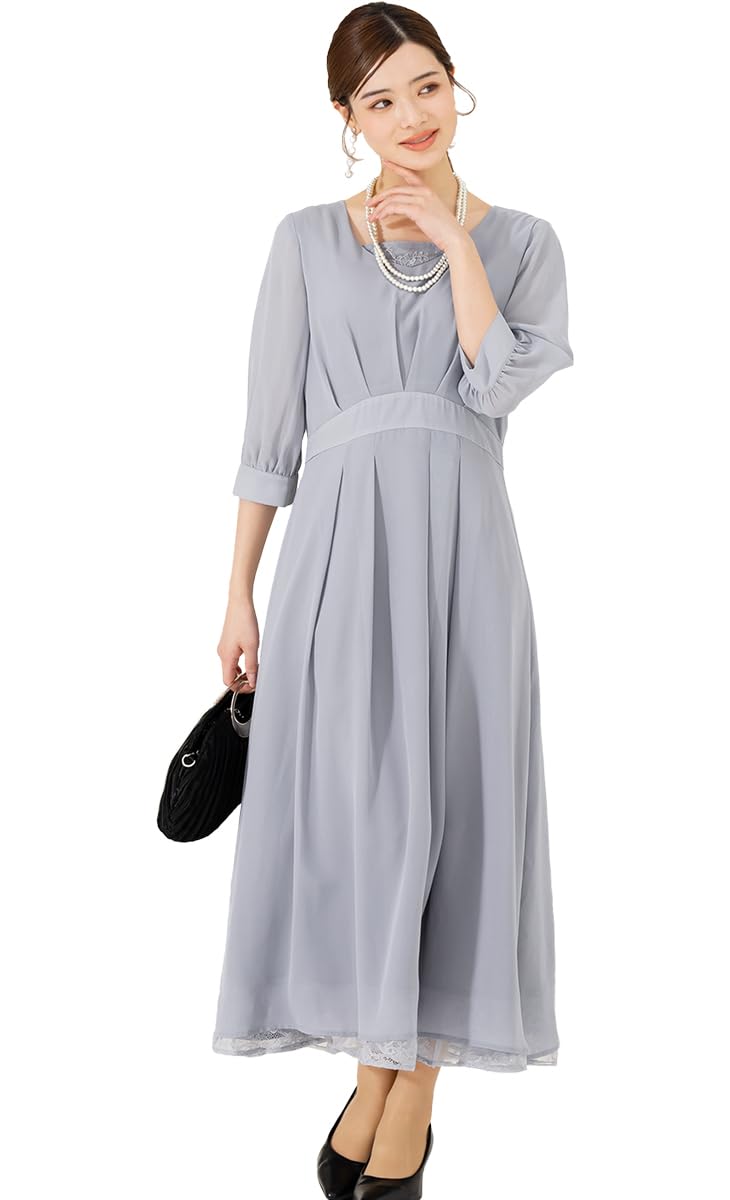 ✽+ワンピース グレーベージュ+✽ 七五三 クリスマス お正月 入園式 コットン 綿 ワンピース クリスマス きれいめ 秋 七五三 前撮り