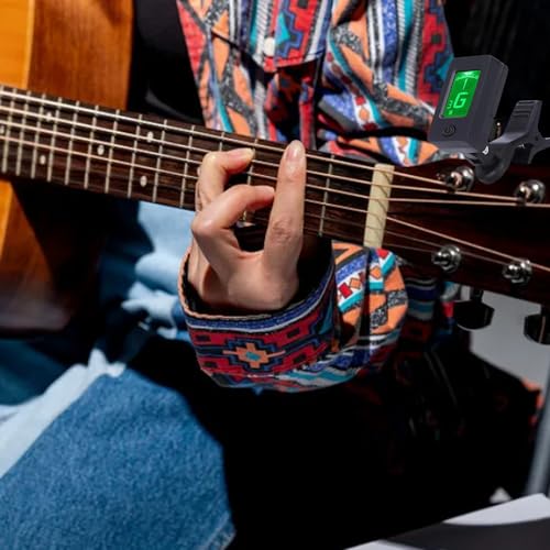 Lot de 8 accordeurs guitare à clipser pour guitare, ukulélé, violon, basse chromatique - Les Beatles, Paul McCartney, John Lennon, RIngo Starr, George Harrison Lot de 8 accordeurs guitare à clipser pour guitare, ukulélé, violon, basse chromatique – Image 8