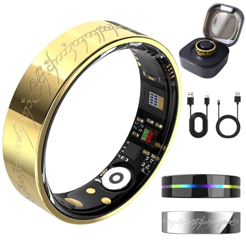 Ultra Smart Ring for Women Men,Health Fitness Tracker with Sleep/Blood