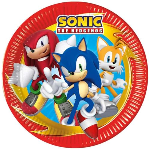 Procos Sonic The Hedgehog 8 Pratos (23 cm)