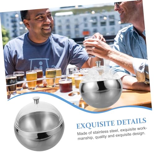 Seau à glaçons bar multifonction en acier inoxydable haut de gamme