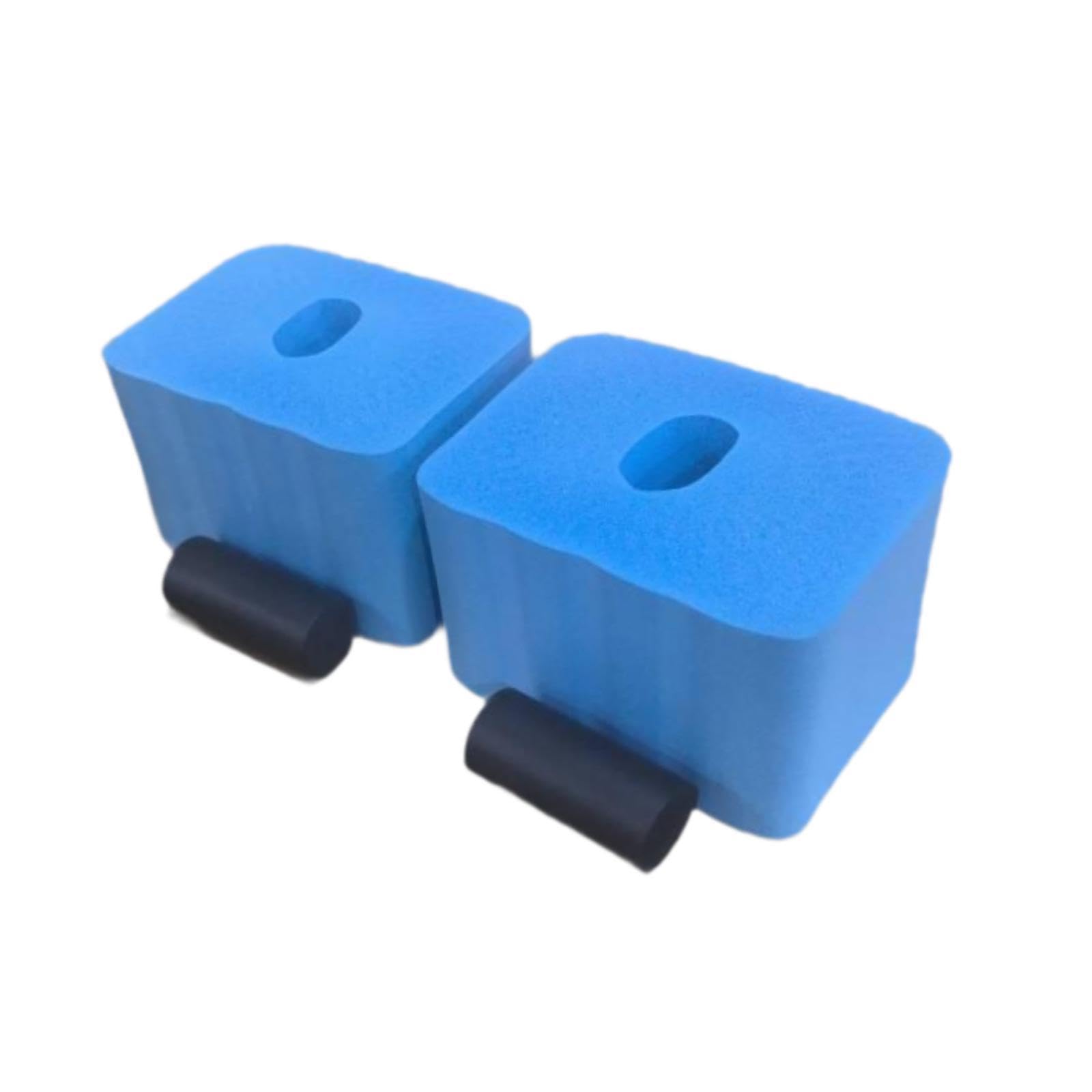 Yiju Sponge Push up Bar 2 Pieces Soft Hand/Wrist Protector Non Slip Floor Workout Exercise Men Women Pushup Stands Hand Pads, Blue