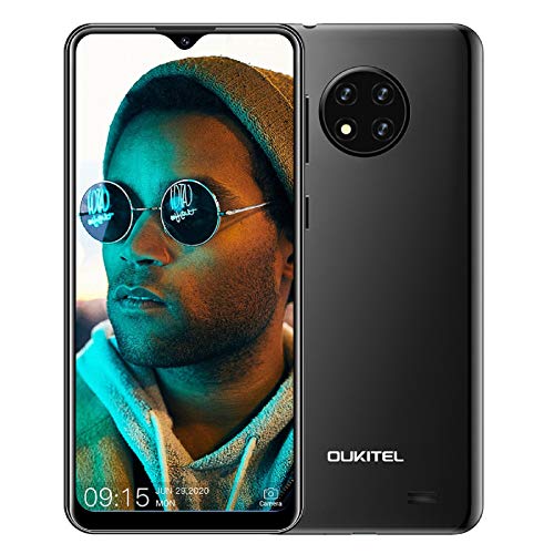 C19(2020) Smartphone ohne Vertrag, 6,49 Zoll 2GB+16GB Handy, 4000mAh Akku 13MP Quad Kamera, 4G Dual SIM Android 10, 256GB erweiterbar