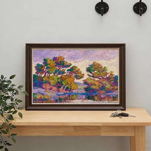 Impression sur toile décoration murale haut de gamme Smoky River Birger Sandzen