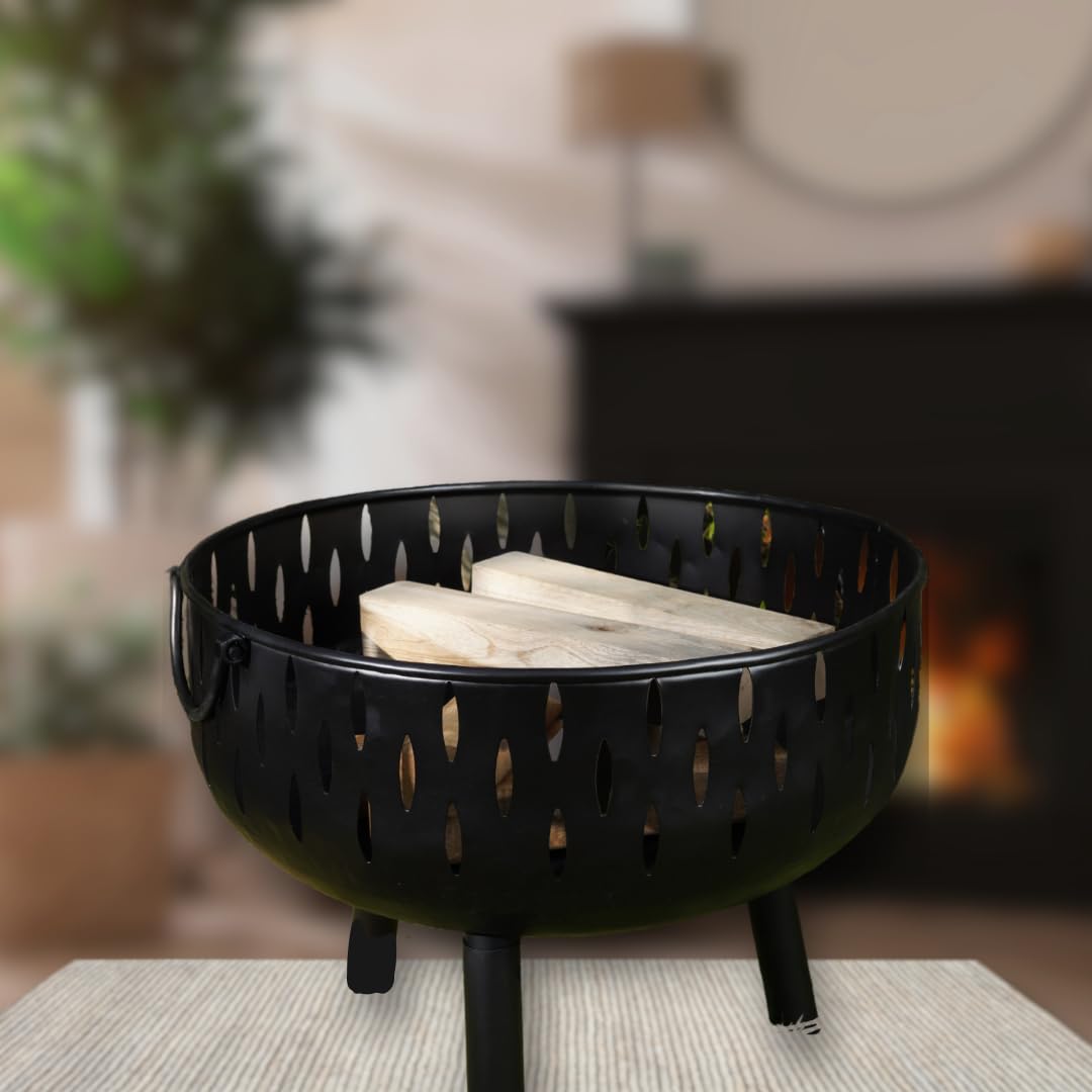 Caliente Ohlong Cutout Fire Pit – Durable Outdoor Fire Bowl with Decorative Cutout Design – Sturdy Metal Fire Pit for Bonfires, Even Heat, Safe Burning & Rustic Patio Décor-image-39