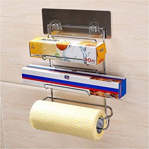 HOKIPO Magic Sticker Series Self Adhesive Kitchen Tissue Paper Towel Holder (AR-2104) 2