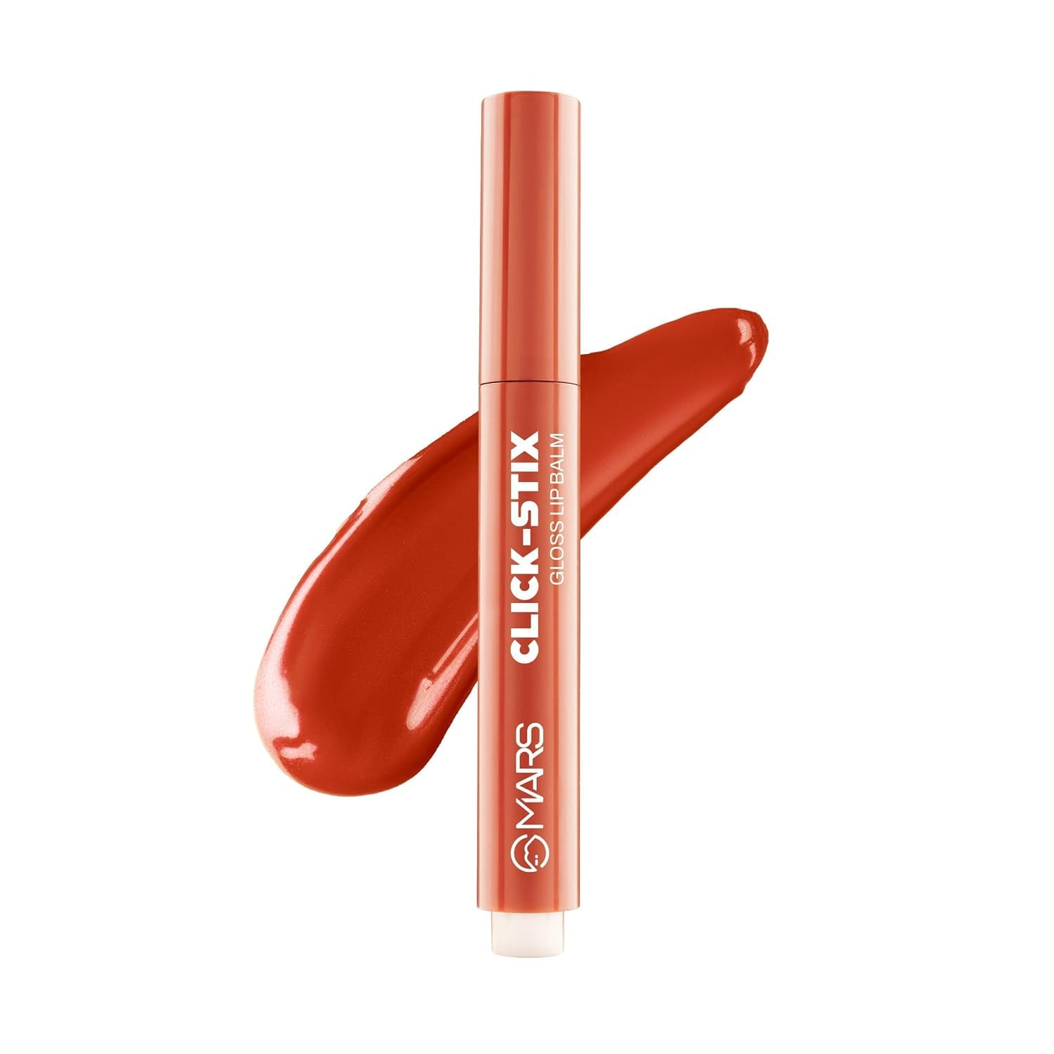 Click-Stix Gloss Lip Balm 2 gm - 08 Tango Twist | High Pigmented, Ultra-Glossy Finish, Non-Sticky Formula, Enriched with Cocoa Butter, Click-Up Design-image-27