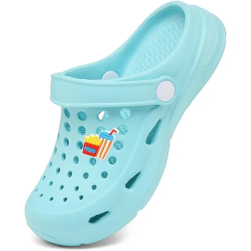Kids Garden Clogs Boys Girls Slides Sandals Toddler Non Slip Water Shoes
