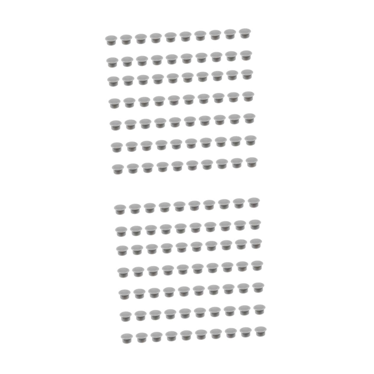 Tapas de tornillos para armarios y cocinas ideales para renovar tus estantes con diseño gris