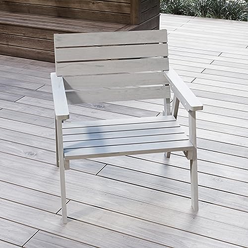 Banc de jardin extérieur durable et confortable avec accoudoir au design incurvé