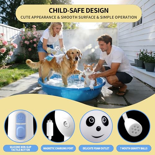 Distributeur de savon pour chat et chien électrique moussant avec chargeur - 5