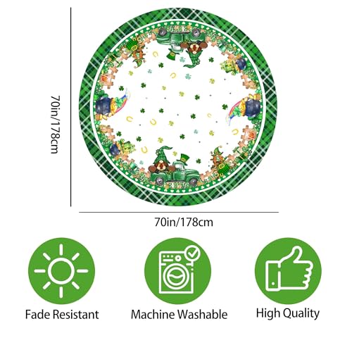 Hexagram-st-Patricks-Day-Tablecloth-Round-70-Inches-Spring-Table-Decor-Easter-Table-Cloth-St-Patricks-Tablecloth-Farmhouse-Table-Cloth-Table-Decorations-for-Home-Dinner-Party Hexagram st Patricks Day Tablecloth Round 70 Inches Spring Table Decor Easter Table Cloth St Patricks Tablecloth Farmhouse Table Cloth Table Decorations for Home Dinner Party