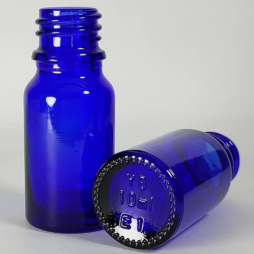Miniatura 4 de Bioll - Botella de vidrio con cuentagotas de aceite esencial de 0.3 fl oz (13 oz). Botellas de muestra recargables con gotero reductor de orificio y