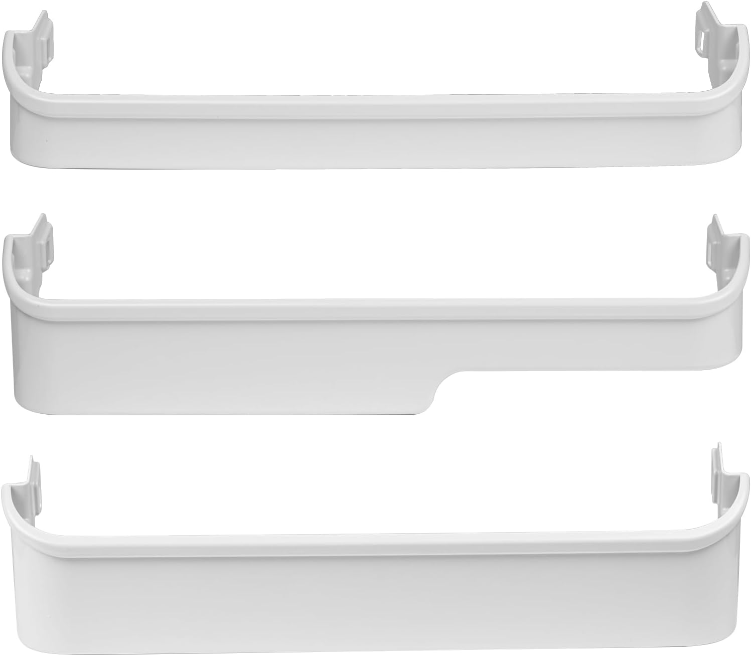 240338001 (TOP) & 240337901 (MIDDLE) & 240338101 (BOTTOM) Door Shelf Bin Racks Compatible with Frigidaire Refrigerator