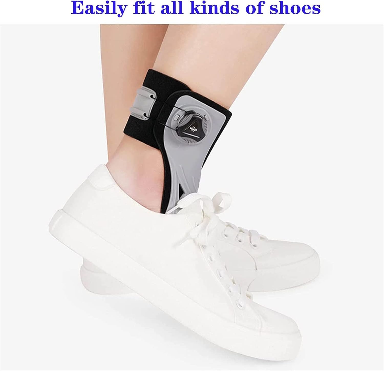 Aparato Ortopédico De Pie, Férula De Pie Caído Soporte Reflejo Fascitis Plantar Tendinitis De Aquileslesión Recuperar órtesis De Tobillo-pie, Left, L