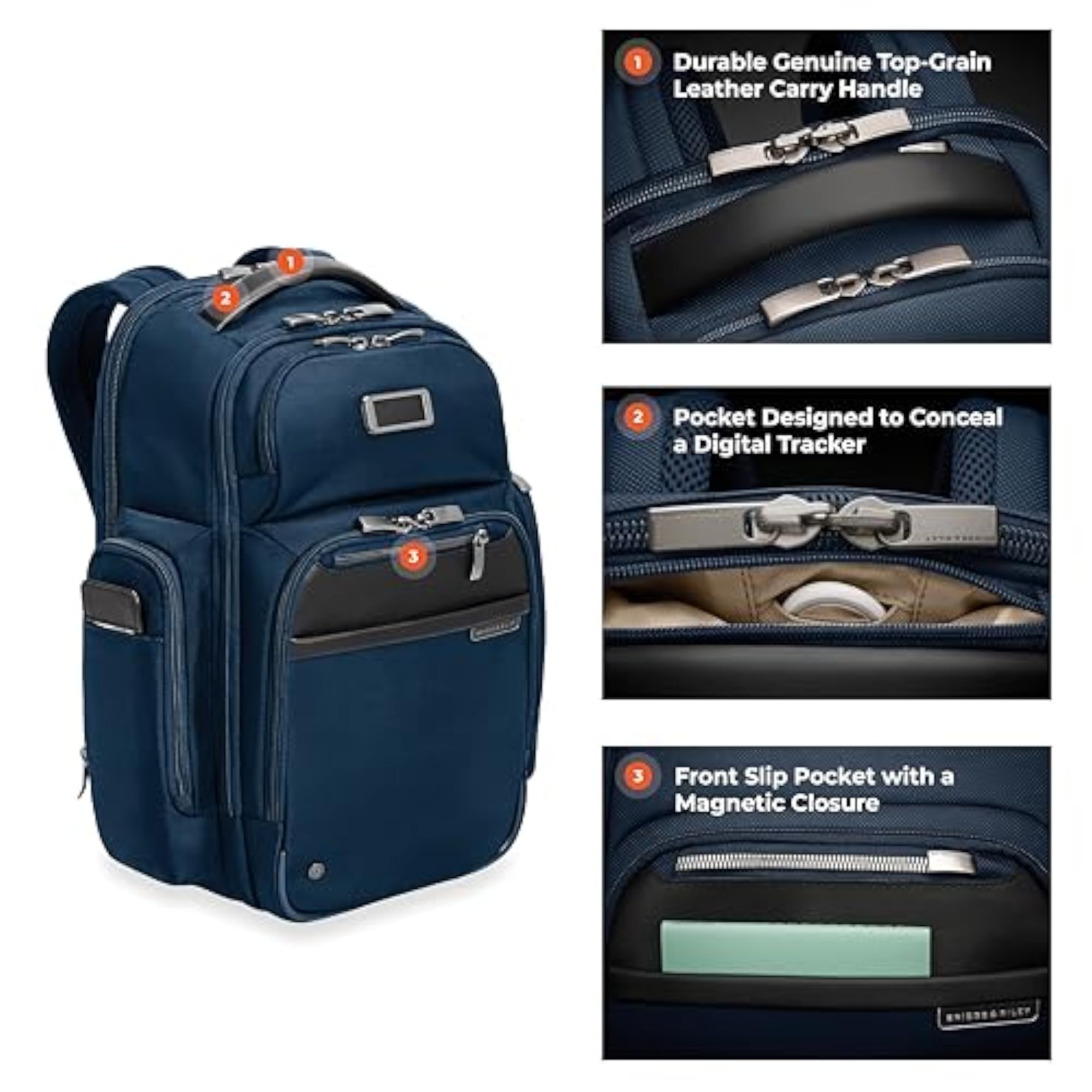 @Work Medium Cargo Backpack, Navy