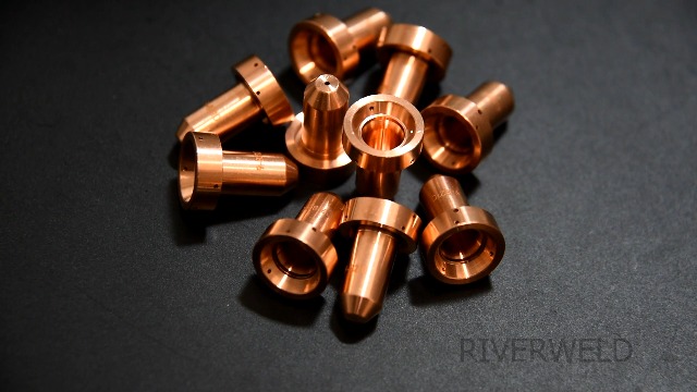 RIVERWELD Thermal Dynamics Plasma Electrode 9-6006 Nozzle 1.4mm 8-3218 Swirl Ring 8-3233 Kit For Dynapak 110 PAK 2XT PCH-20 Plasma Cutter 40pcs - View #9