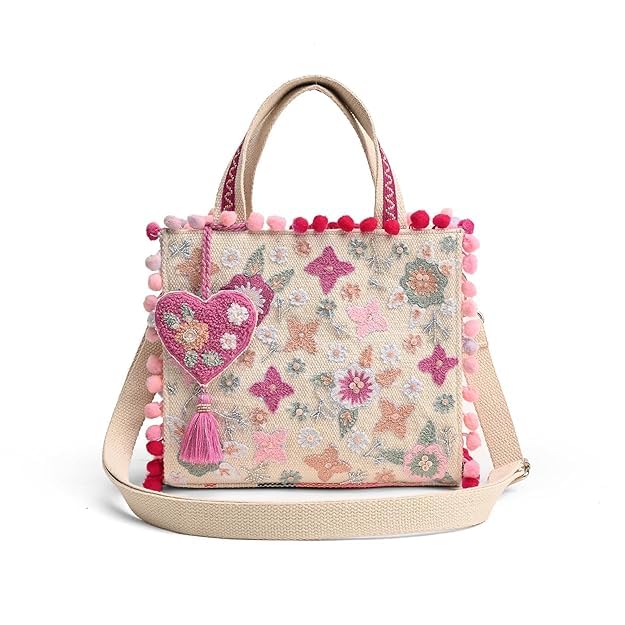 Whimsical Multicolor Jacquard Mini Blush Tote for Women with Adjustable Strap | Wedding Gifts For Woman | Handbag For ladies and Girls | Birthday Gifts for Womens-image-27