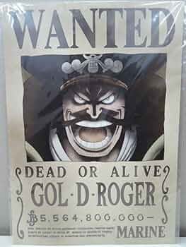 ワンピース　海軍公式手配書　四皇＋ロジャー ワンピース 海軍公式手配書 旧四皇 ロジャー