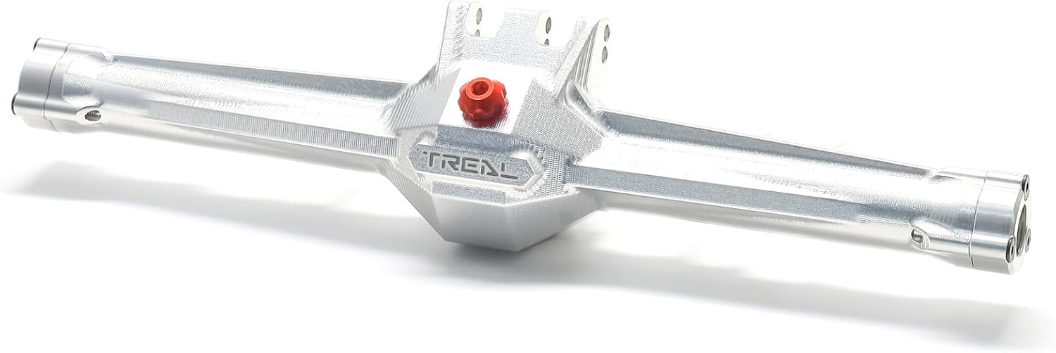 TREAL Aluminum 7075 Rear Axle Housing CNC Billet Machined Upgrades for Vanquish Products H10 Optic(Black)
