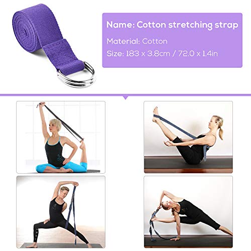 Conjunto de equipamentos de ioga, Andoer 5 PCS Conjunto de equipamentos de ioga Ioga Gatilho Rolo Io