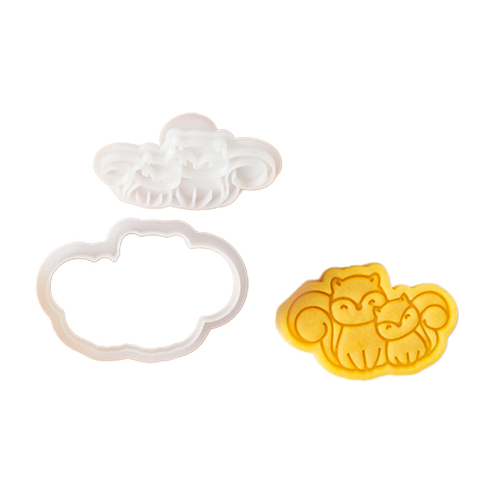 Xinsheinelry Silicone Animal Cookie Mold for Biscuits Cookie Stamp Set for Baking Enthusiasts Elegant Cake Decorations Baking Enthusiasts Gear