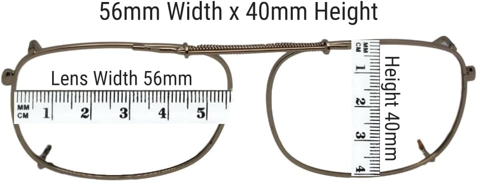 Rectangle Non Polarized Clip-On Sunglasses for Men and Women – Clip On Sunglasses For Eyewear - Image 4