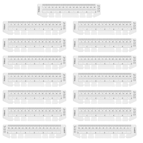 Marque-pages A6 à 6 trous PATIKIL transparents pour classeur | Lot de 25