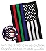US Thin Blue Green Red Line Garden Flag - Armed Forces Service All Branches Support Honor United State American Military Veteran - House Banner Small Yard Gift Double-Sided Made in USA 13 X 18.5