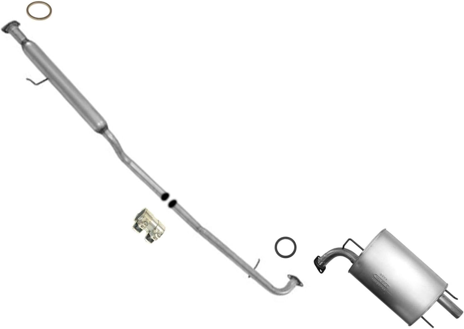 Middle Resonator Muffler Exhaust System Replacement Parts For 2007 2008 2009 2010 2011 Toyota Camry 2.4L 2.5L Gas only Models