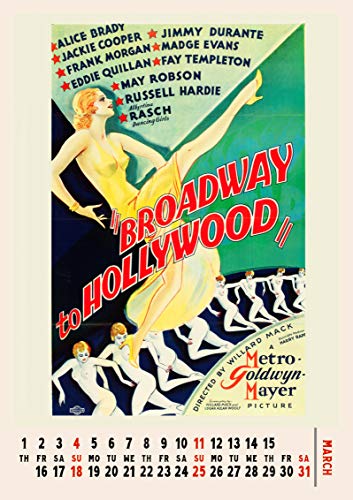 Wall Calendar 2023 [12 Pages 8"X12"] Vintage Musical Movies Posters 1 #TOP2