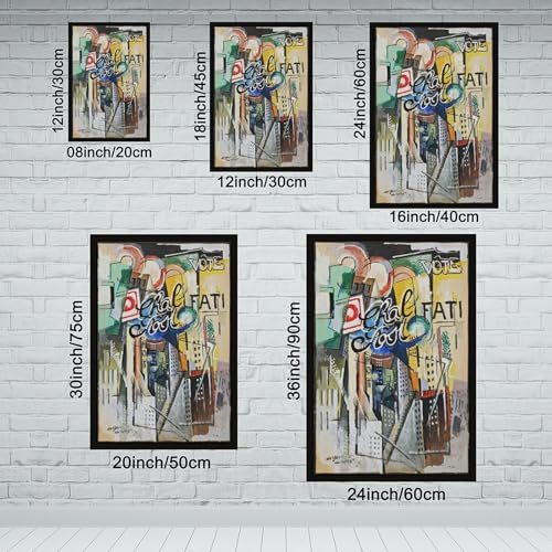 Albert Gleizes Chal Post impression sur toile déco murale bureau 30x45 - 2