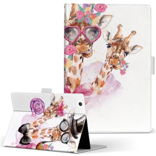 LAVIE Tab T8 T0855/KAS�ETAB08/H05 8.7�C���` �Ή� �蒠�^�^�u���b�g�P�[�X PU���U�[ �X�^���h�@�\ �J�[�h���[ ���ړ\��t���� �i�� ����� Giraffe ���� 017756