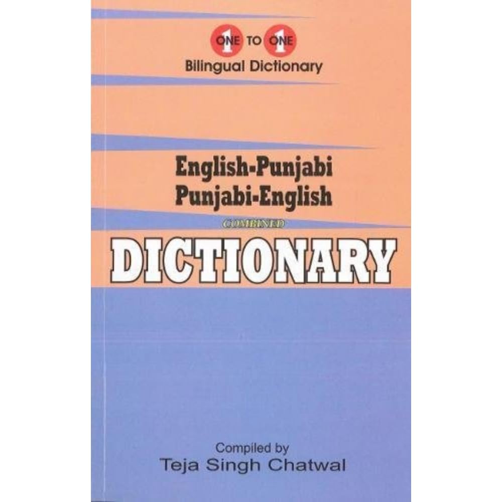 English-Punjabi Punjabi-English One-to-One Dictionary. Exa Paperback – March 1, 2017