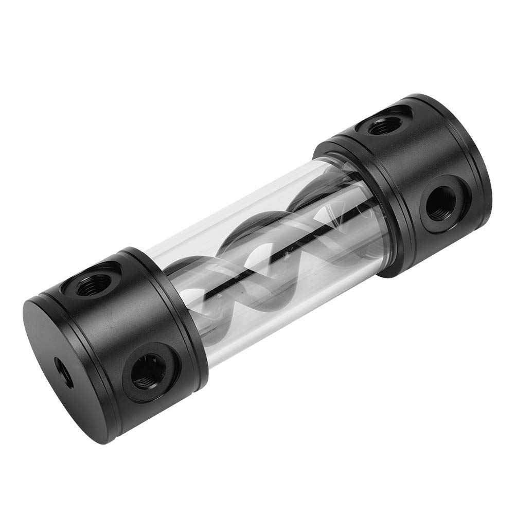 YSX-TBDB170 Serbatoio di Raffreddamento Ad Acqua da 50 Mm con Filettatura G1/4 Avanzata per Raffreddamento PC Ad Alte Prestazioni - Alluminio e PMMA - Accessori Inclusi
